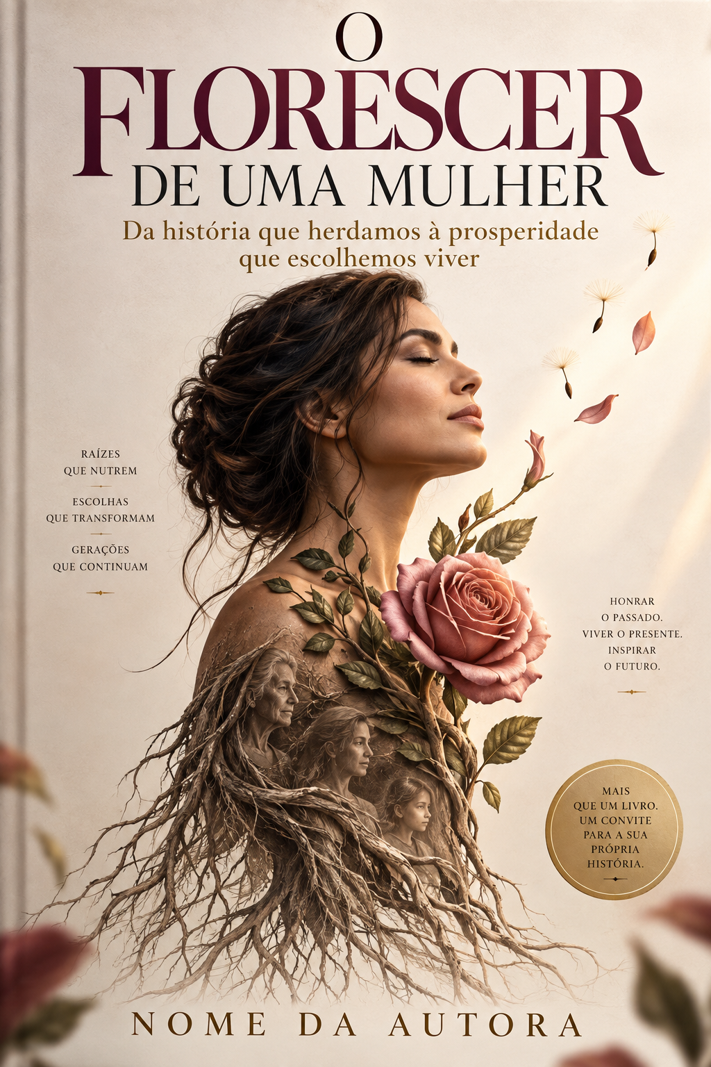 Capa oficial de O Florescer de Uma Mulher